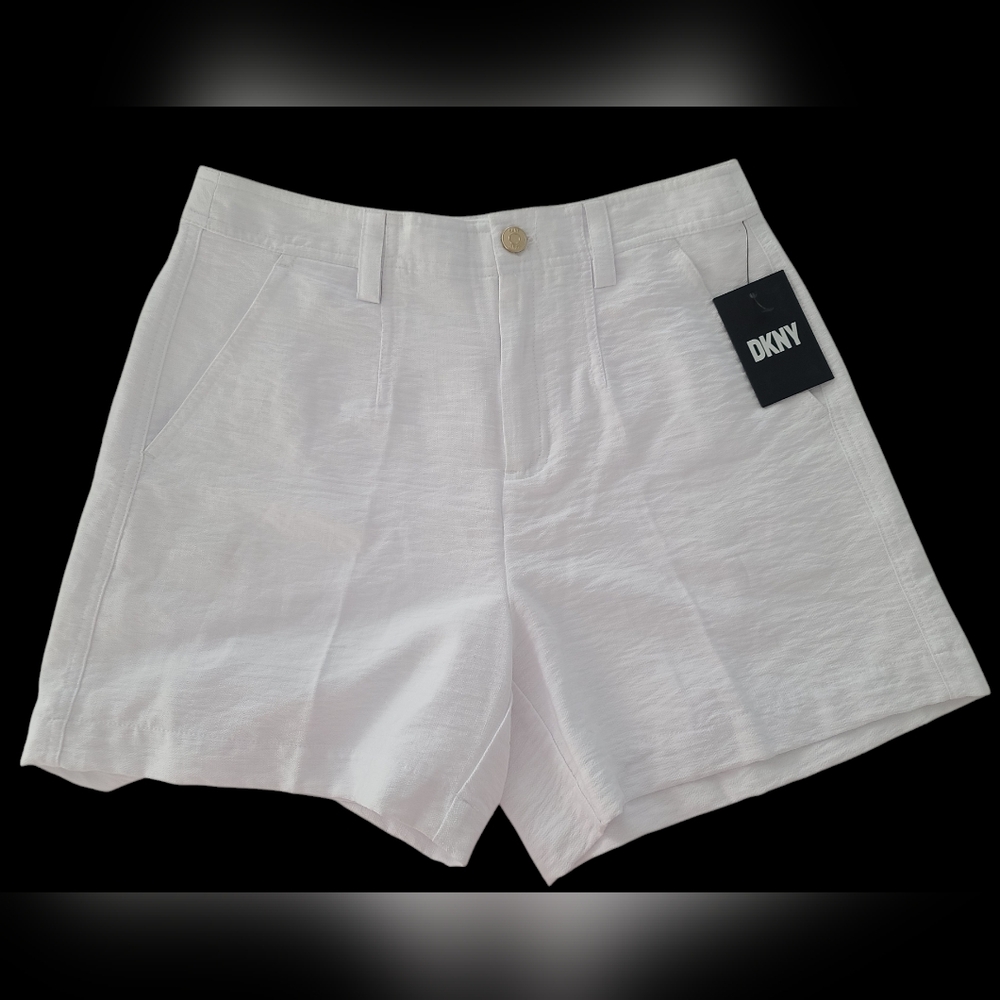 DKNY Linen Women's White    Shorts Size 4